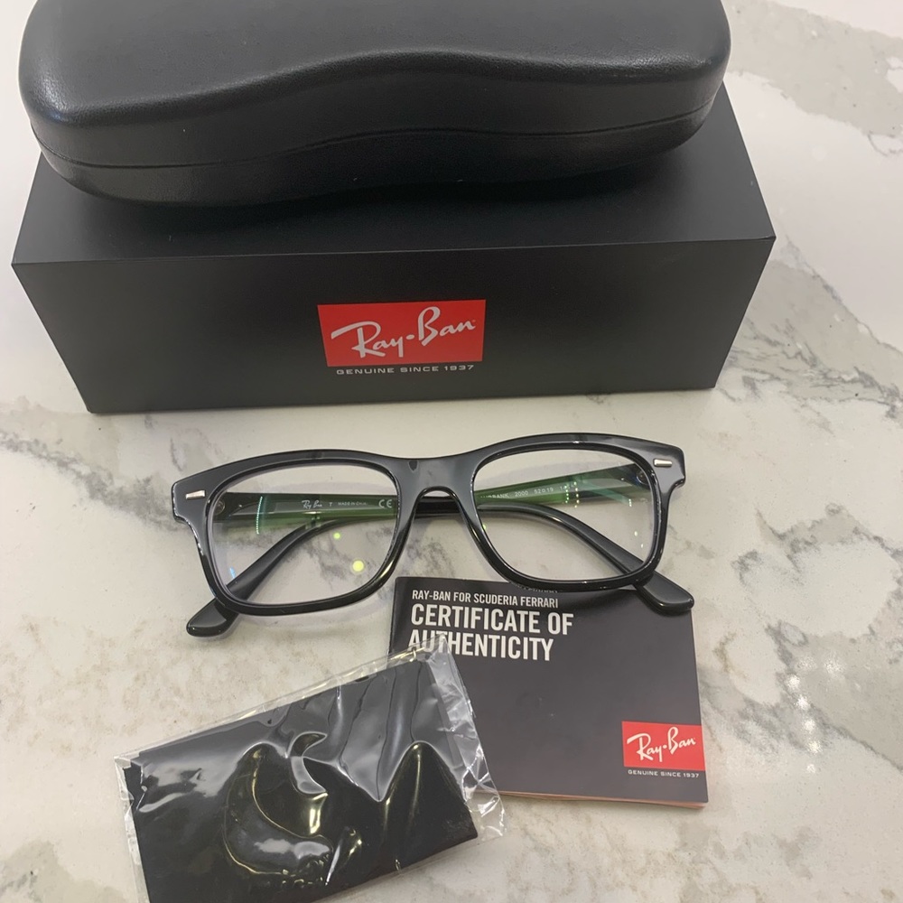 RayBan 5383 Eyeglass Frames. Black. Great condition.